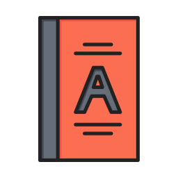 Alphabet book  Icon