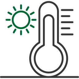 Temperatura alta  Ícone