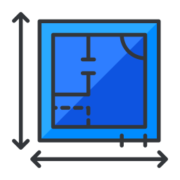 Blueprints Plan Measurement Icon