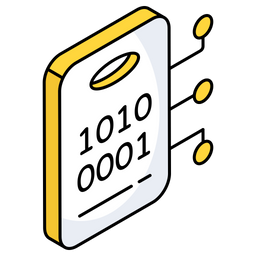 Binary Data  Icon