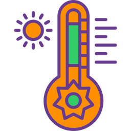 Hot Temperature  Icon