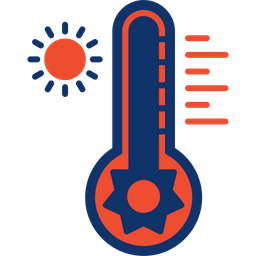 Hot Temperature  Icon