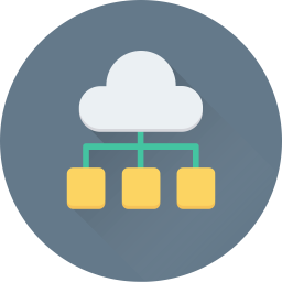 Cloud Hierarchy  Icon