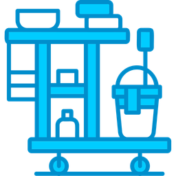 Cleaning Cart  Icon