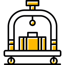 호텔 트롤리  아이콘