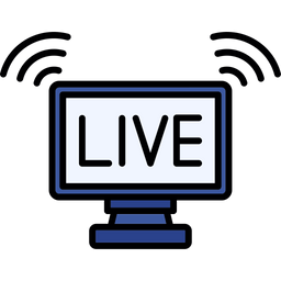 Live Streaming  Icon