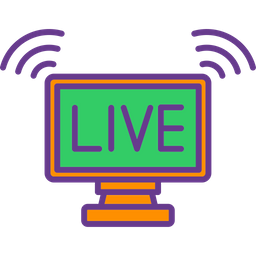 Live Streaming  Icon