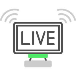 Live Streaming  Icon