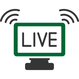 Live Streaming  Icon