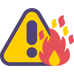 Aviso de incêndio  Ícone