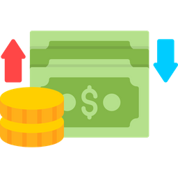 Fluxo de caixa  Ícone