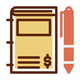 Finance book  Icon