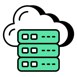 Cloud Database  Icon