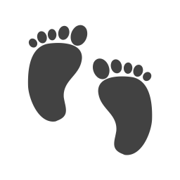 Baby feet  Icon