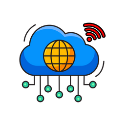 Cloud network  Icon