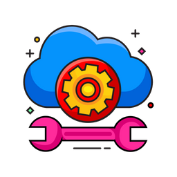 Cloud Maintenance  Icon