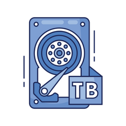 Capacity terabyte  Icon