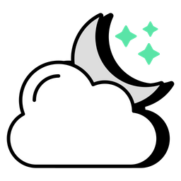 Cloudy Night  Icon