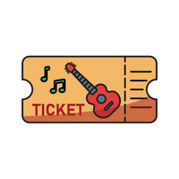 Concert ticket  Icon