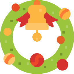 Corona de Navidad  Icono