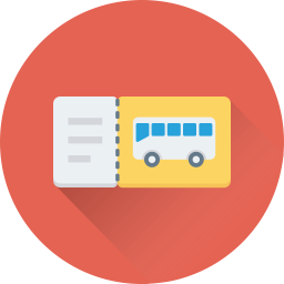 Bus Ticket  Icon