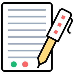 Rédaction d'articles  Icône