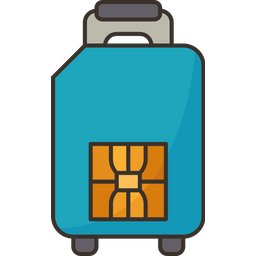 Sim Travel Roaming Icon