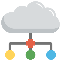 Cloud-Netzwerke  Symbol