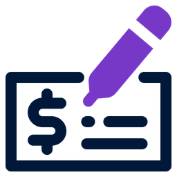 Cheque  Icon