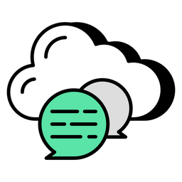 Cloud Communication  Icon