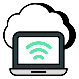 Cloud Connected Device  Icon