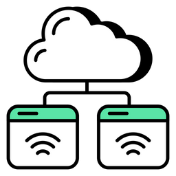 Cloud Connected Websites  Icon