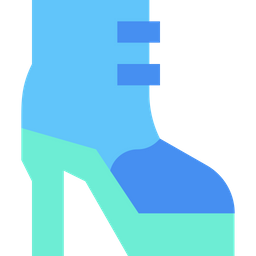 Foot Heel Boot  Icon