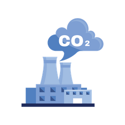 Carbon Dioxide  Icon