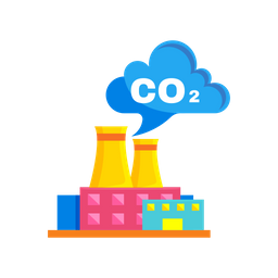 Carbon Dioxide  Icon