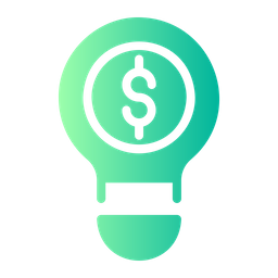 Bulb Dollar  Icon