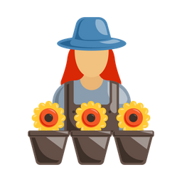 Flower picker  Icon