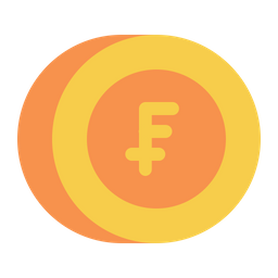 Coin Franc  Icon