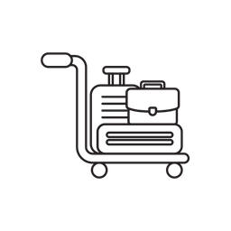 Baggage Trolley  Icon