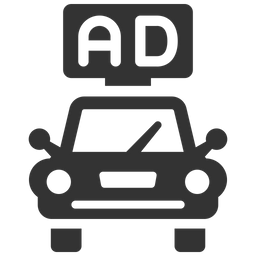 Advertisement car  Icon