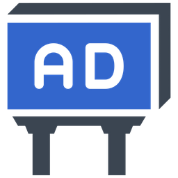 Advertisement billboard  Icon