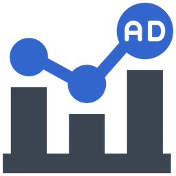 Advertisement graph  Icon