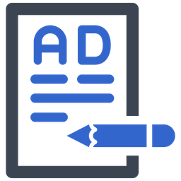 Advertisement content compose  Icon