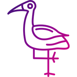 Crane bird  Icon