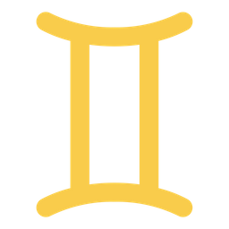 Gemini Zodiac Sign  Icon