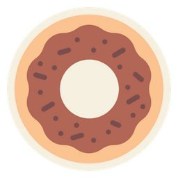 Chocolate Donut  Icon