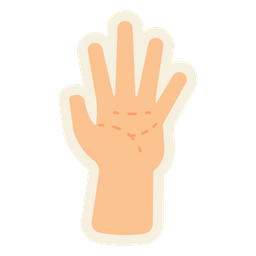 Hand Line  Icon