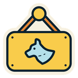 Dog Sign  Icon