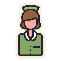 Female Nurse  Icon