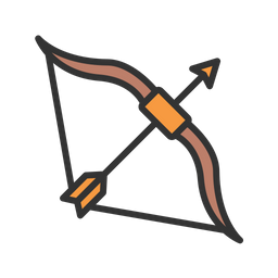 Bow And Arrow  Icon